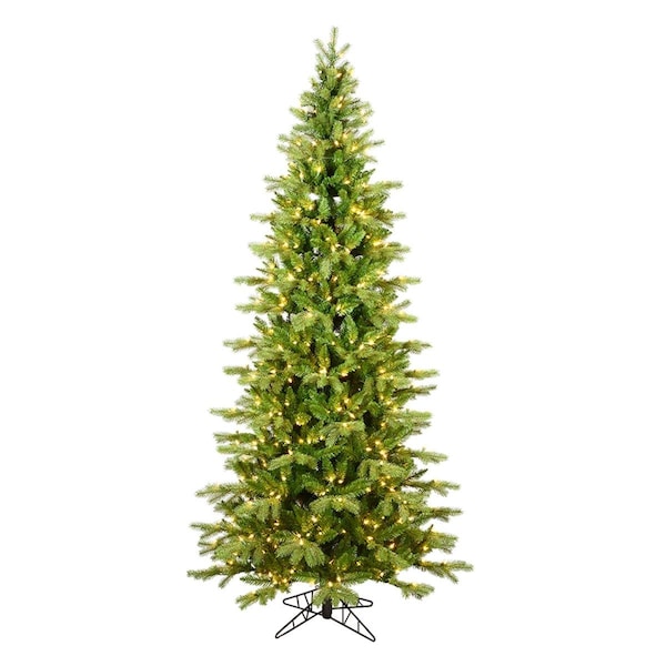 Vickerman 7.5 ft. x 44 in. Balsam Spruce Christmas Tree with Dura-Lit 450 Warm White LED Light - K186176LED