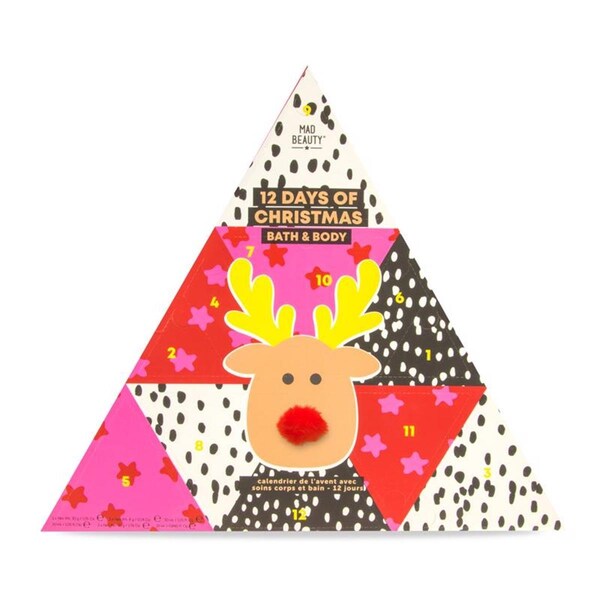 Ggw Presents Pom Pom Reindeer Advent Calendar 12 Piece - GG3309342
