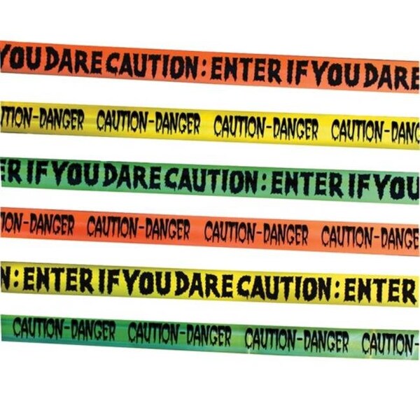Fun World Fun World 9340ACE 50 ft. Halloween Caution Tape - pack of 24 - 9266610