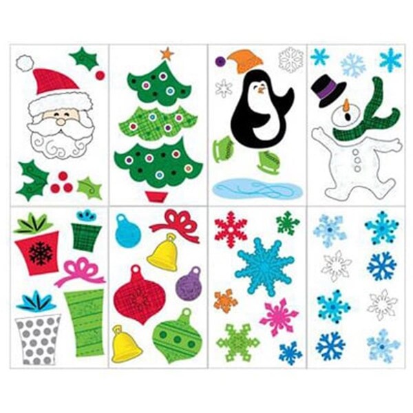 Fromtheheart 13525D 5.5 x 12 in. Christmas Gel Cling - FR1630125