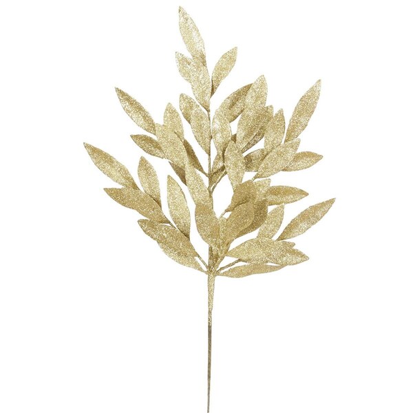 Vickerman Burgundy Bay Glitter Leaf Spray, 22 in., 6PK - L148205