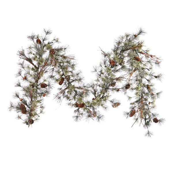 Hd Deco 9 ft. x 12 in. Dakota Pine Garland - HD1235979