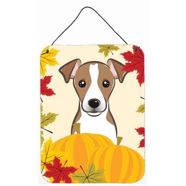 Carolines Treasures Carolines Treasures BB2066DS1216 Jack Russell Terrier Thanksgiving Wall or Door Hanging Prints - BB2066DS1216