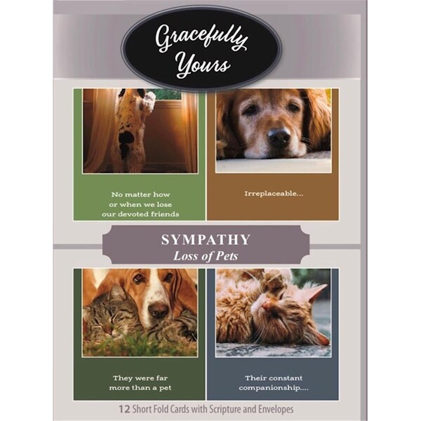 Artbeat Of America Sympathy Loss of Pet Designed by Louisiana Artist Allison Matherne No.176 Card, 12PK - AR20942