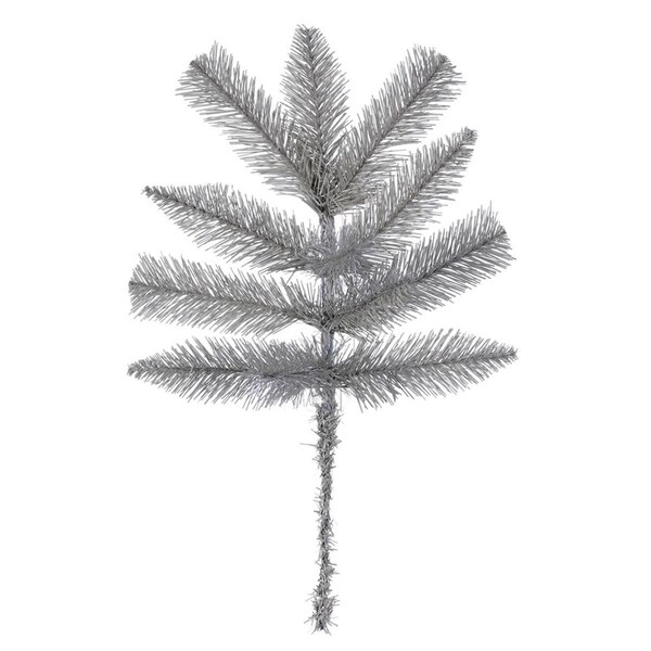 Vickerman 18 in. x 12 Tips Platinum Fir Spray, 6PK - A193103-6