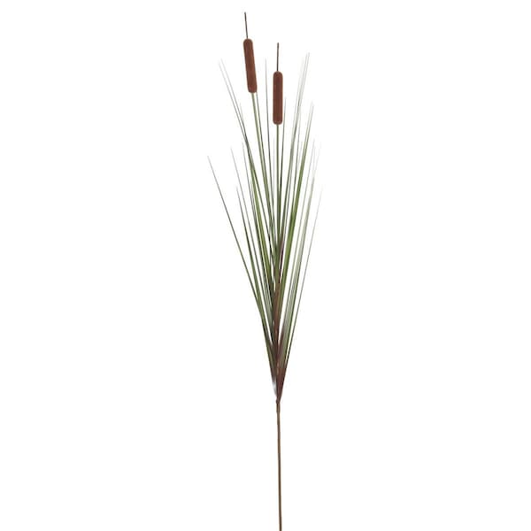 Vickerman 42 in. Artificial Green Grass Cattail Spray, 192PK - TN170301-4