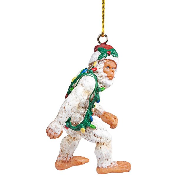 Design Toscano Bigfoot the Abominable Snowman Yeti Holiday Ornament, PK 3 - QS9583084