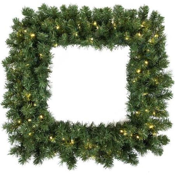 Vickerman Grand Teton Square Wreath - 48 in. - G126047