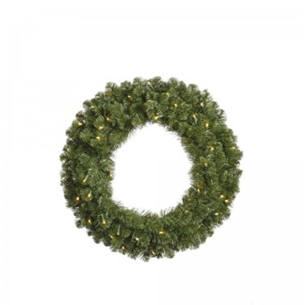 Vickerman 36 in. Grand Teton Wreath 100WmWhtLED - G125637LED