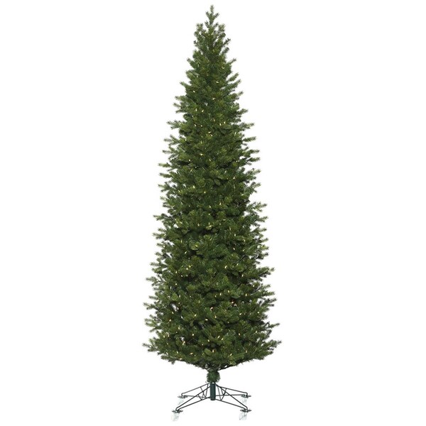 Vickerman 10 ft. x 42 in. Eagle Frasier Christmas Tree with 900 Warm White Dura Light - Green - G170186LED