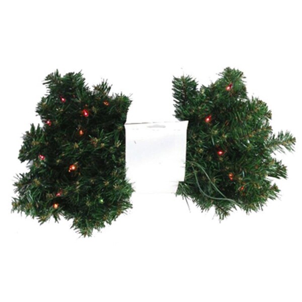Puleo Asia 9 ft. Holiday wonderland Multi Artificial Garland - Green - 224073