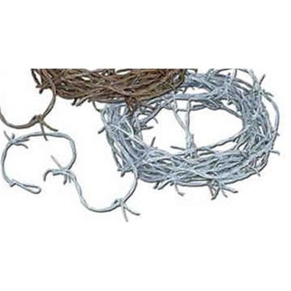 Goldengifts DDI 530210 Silver Barbed Wire Garland, 12PK - GO48342