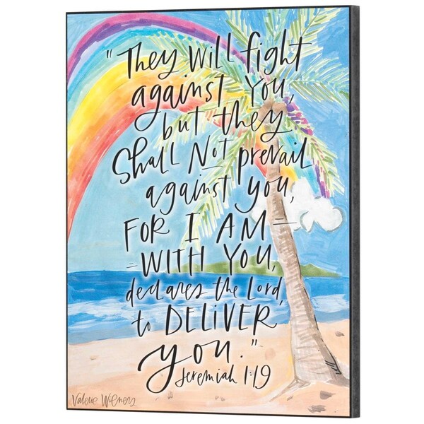Dicksons Unisex They Will Fight Wall Plaque, Multi Color - One Size - PLK1114-945
