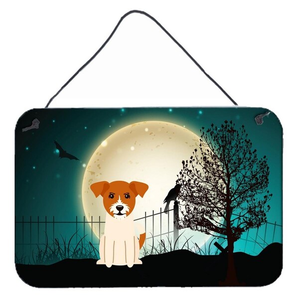 Carolines Treasures Halloween Scary Jack Russell Terrier Wall or Door Hanging Prints - BB2298DS812