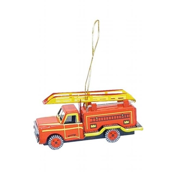Shan SHAN AT3 Collectible Tin Ornament - Fire Truck - AT3