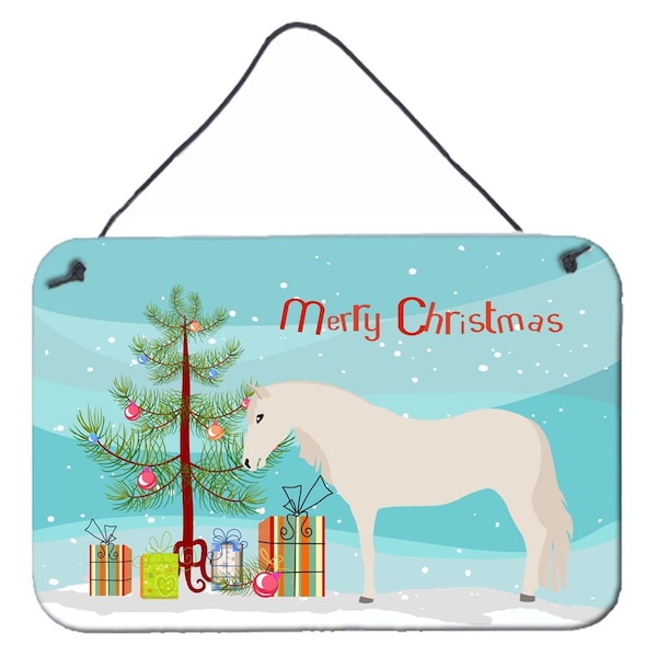 Carolines Treasures Paso Fino Horse Christmas Wall or Door Hanging Prints - BB9272DS812
