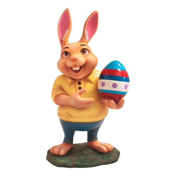 Queens Of Christmas 3 ft. Easter Bunny Dad Figurine - EST-RBT-PA