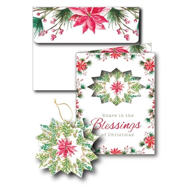 Coso Blessings with Ornament Card, 8PK - CO3327629