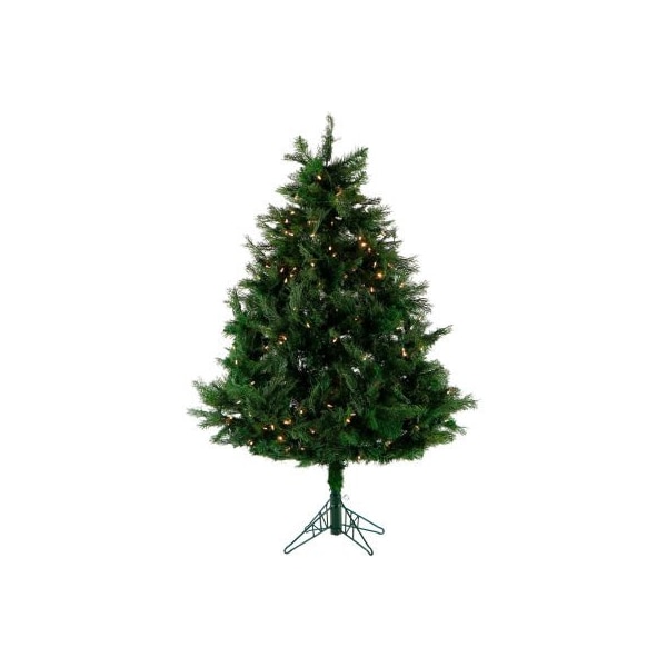 Almo Fulfillment Services Fraser Hill Farm Artificial Christmas Tree - 5 Ft. Northern Cedar Teardrop - Clear LED Lights - FFNC050-5GREZ