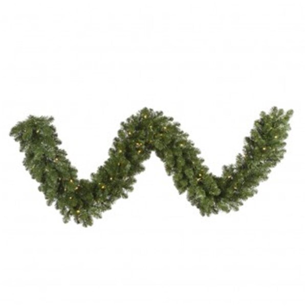 Vickerman 25 ft. x 18 in. Grand Teton Garland 300WmWhLED - G125521LED