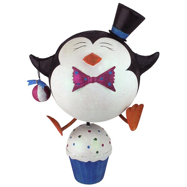 Design Toscano Cupcake Chorus Line Ginger the Holiday Penguin Statue - FU571808