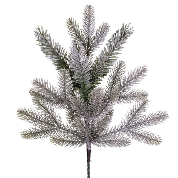 Vickerman 18 in. Frosted Douglas Fir 33 Tips Spray, Green, 6PK - K224702