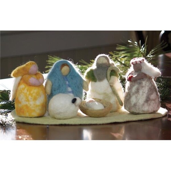 Prebook Items Prebook Items DZI480003000 Cozy Felt Nativity Home Accent - DZI480003000