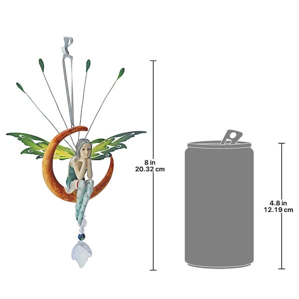 Design Toscano Lochloy House Crescent Fairy Dangling Sculpture - QS327663
