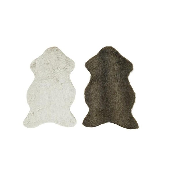 Kaemingk International Assorted Christmas Faux Fur Rug, 12PK - 9045967