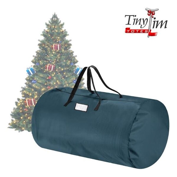 Tiny Tim Totes Tiny Tim Totes 83-DT5564 Extra Large Canvas Christmas Tree Storage Bag; Green - 12 ft. - 83-DT5564