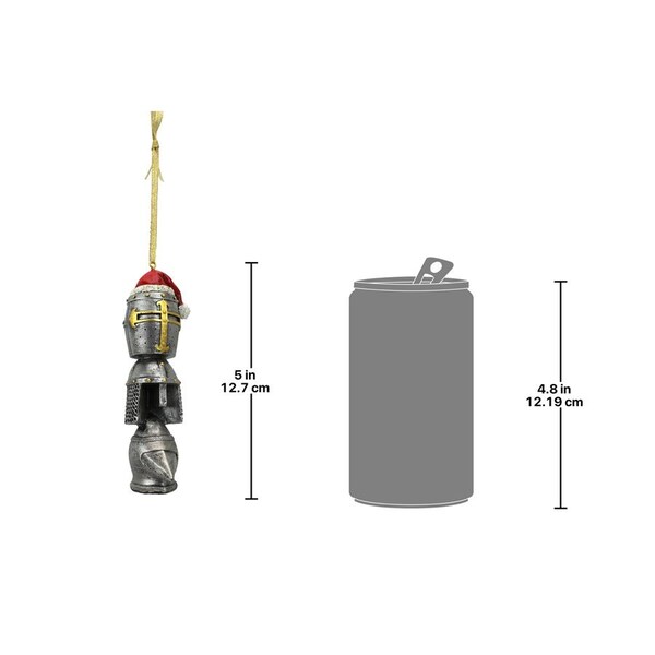 Design Toscano Medieval Helms Totem Holiday Ornament, PK 3 - QS94039