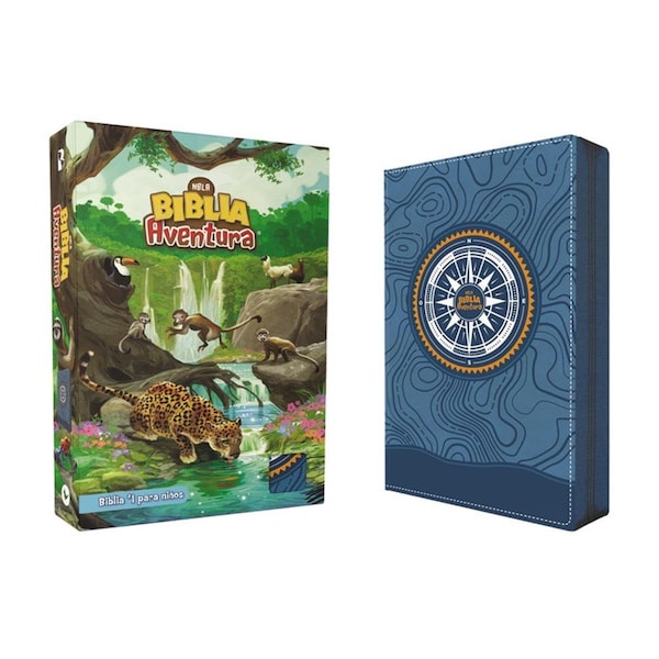 Foxfury Zondervan & Editorial Vida  Span-NASB Adventure Bible, Blue Leathersoft - 214075