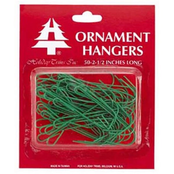 Holiday Trim Holiday Trim 3929000 50 Count Gaint Ornament Hook - Green - 136798