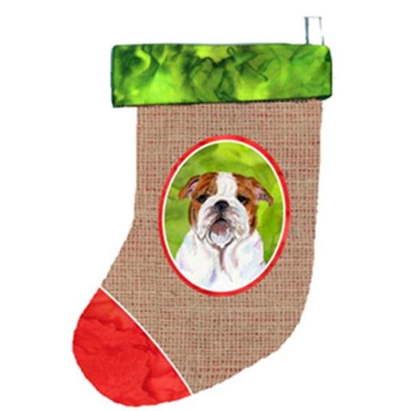 Carolines Treasures Carolines Treasures SS2053-CS Bulldog English Christmas Stocking - SS2053-CS