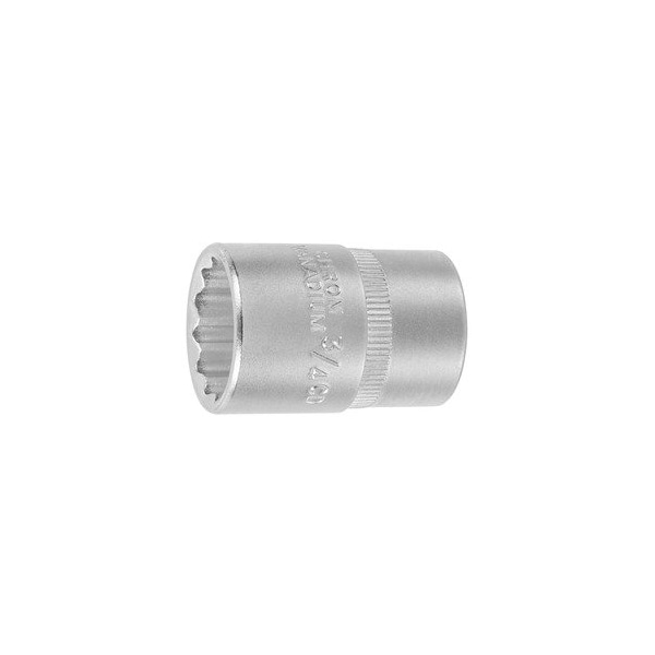 Holex 1/2 inch Drive Socket, 12 pt, 3/4 inch - 642122 3/4