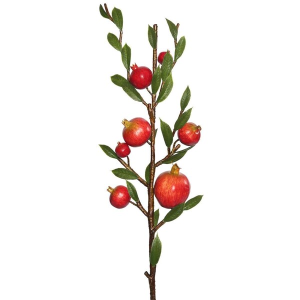 Vickerman Pomegranate Spray X7 Fruit - 25 in. - FK171802