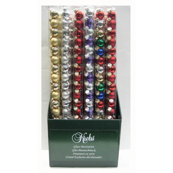 Christmas By Krebs Christmas by Krebs Assorted Ball Tube Ornament - CBK03478