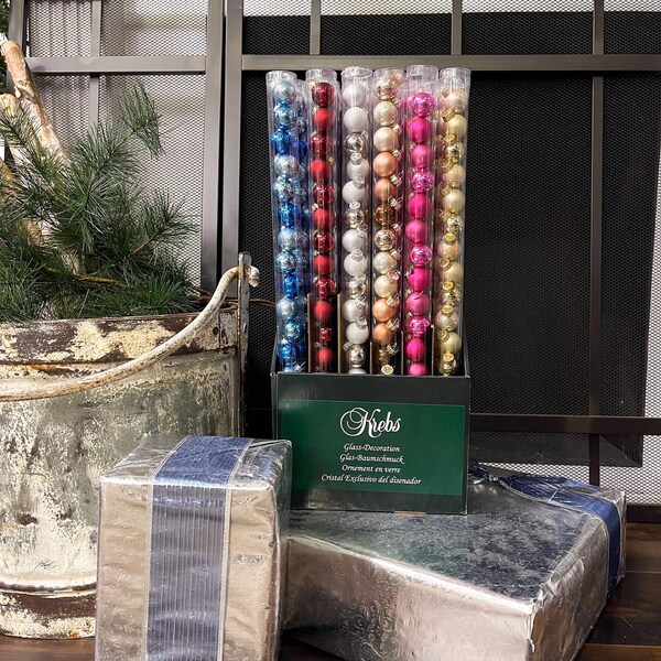 Christmas By Krebs Christmas by Krebs Assorted Ball Tube Ornament - CBK03478