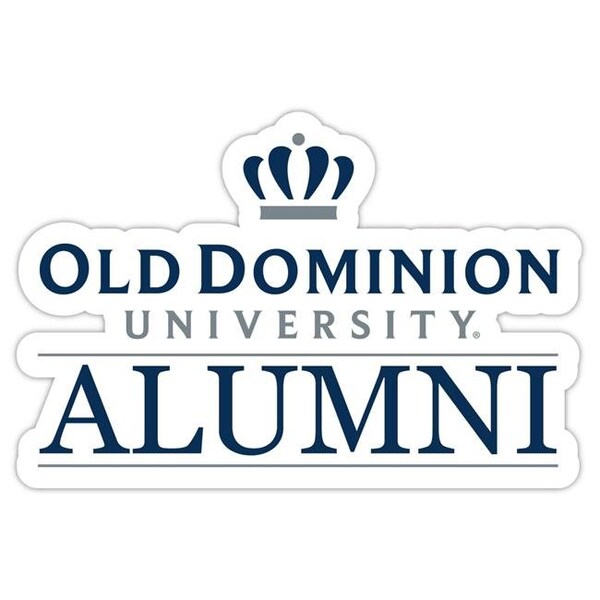 R & R Imports R & R Imports STC4-C-ODU20 ALUM 2pk Old Dominion Monarchs 4 in. Laser Cut Alumni Vinyl Decal Sticker - Pack of 2 - STC4-C-ODU20 ALUM 2PK