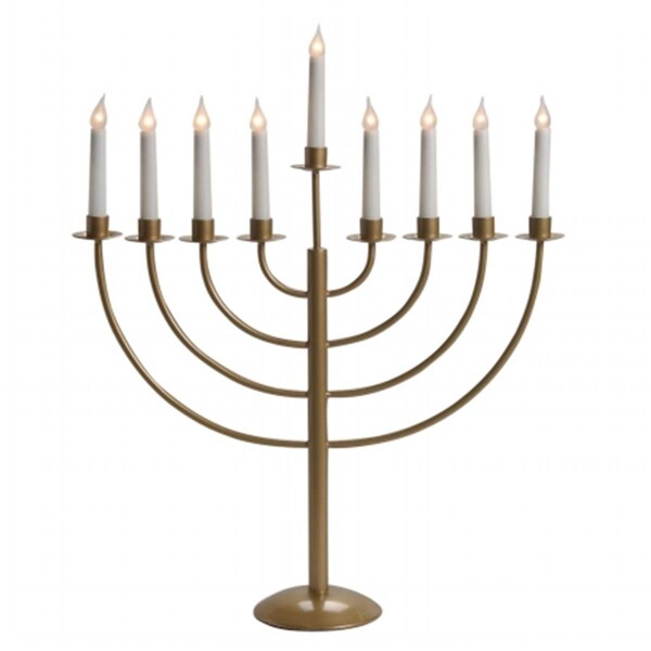 Ss Collectibles EM-620.-G Gold Color Electric Menorah - SS1363168