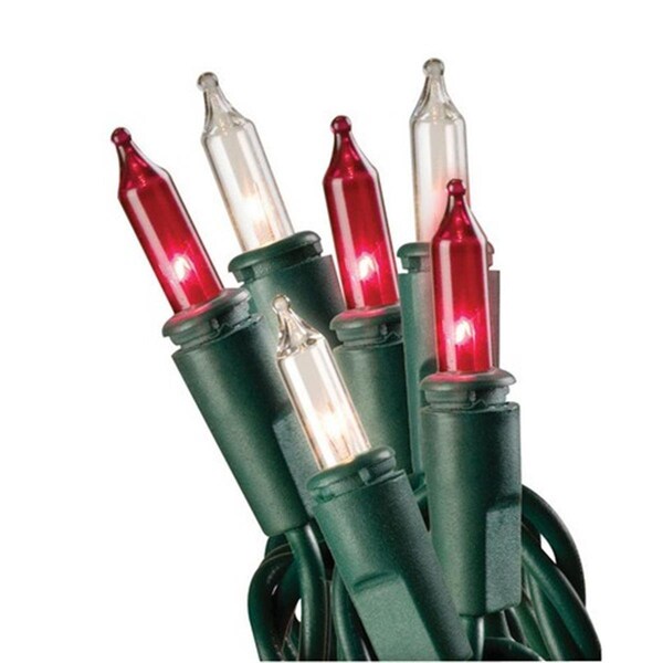 Goldengifts 4005-71 Red-Clear 100 Mini Lights - GO153782