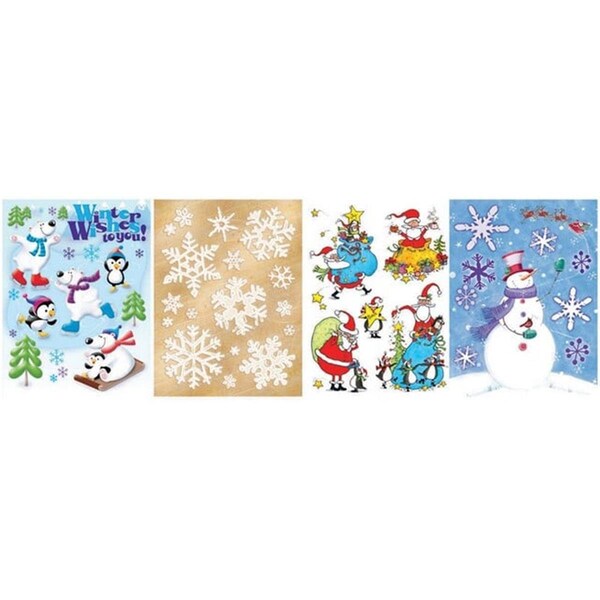 Impact Inn Domestic 12550 Christmas Glitter Cling - 5026299