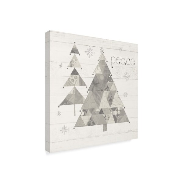 Trademark Fine Art Courtney Prahl 'Christmas Patchwork Iv Neutral' Canvas Art, 35x35 - WAP08812-C3535GG