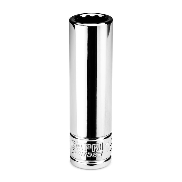 Capri Tools 3/8 in Drive 12 mm 12-Point Metric Deep Socket - CP16364
