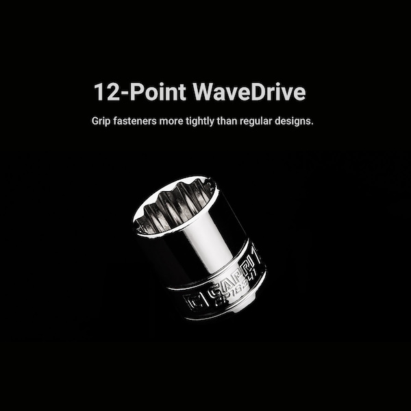 Capri Tools 3/8 in Drive 12 mm 12-Point Metric Deep Socket - CP16364