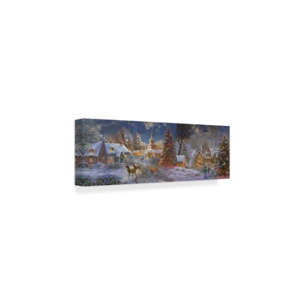 Trademark Fine Art Nicky Boehme 'Stillness Of Christmas' Canvas Art, 6x19 - ALI43776-C619GG