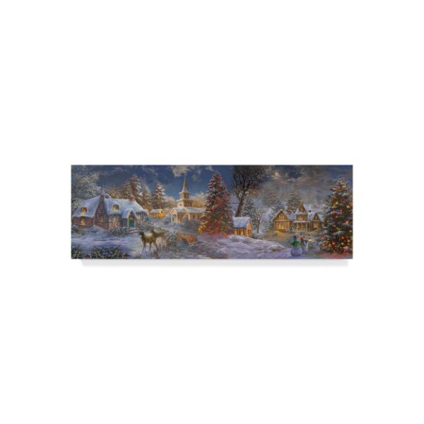 Trademark Fine Art Nicky Boehme 'Stillness Of Christmas' Canvas Art, 6x19 - ALI43776-C619GG