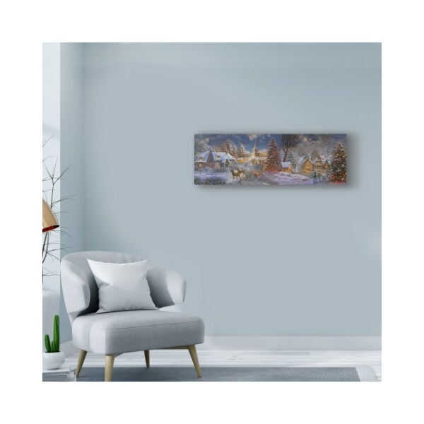 Trademark Fine Art Nicky Boehme 'Stillness Of Christmas' Canvas Art, 6x19 - ALI43776-C619GG