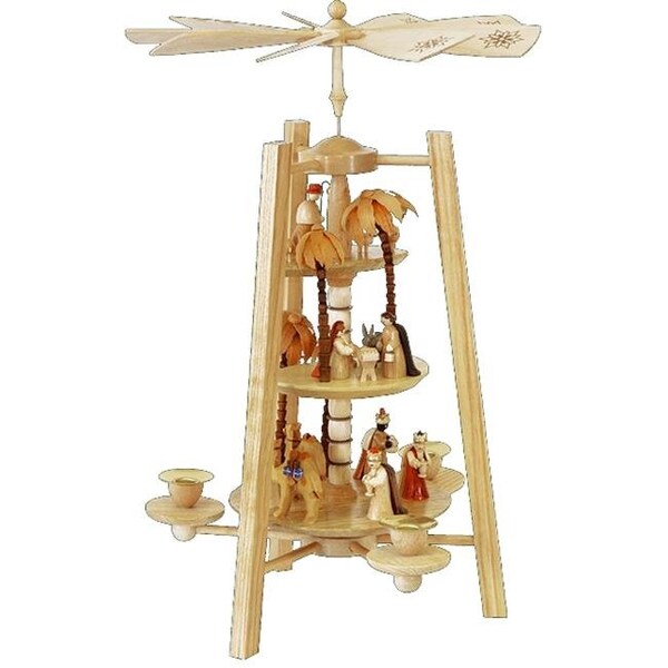 Alexander Taron Alexander Taron 15918 Richard Glaesser Pyramid - 3 tiers - Nativity - 15918