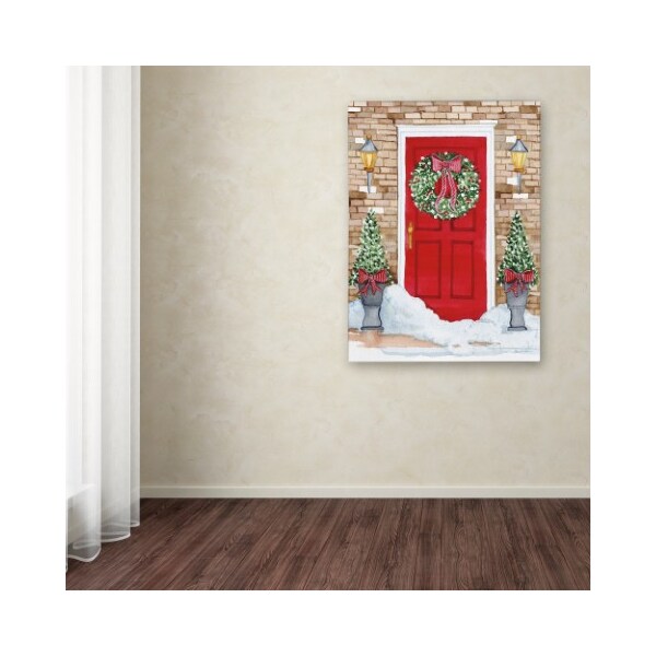 Trademark Fine Art Kathleen Parr McKenna 'Night Before Christmas I' Canvas Art, 14x19 - WAP02376-C1419GG
